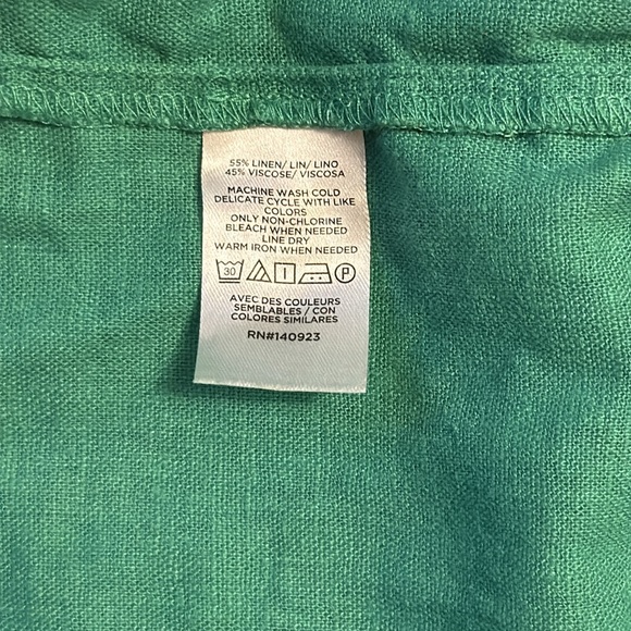 Loft green linen dress - Picture 5 of 5